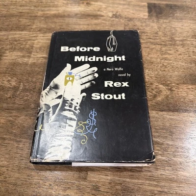 Before Midnight by Rex Stout [A Nero Wolfe Novel] 1955 1st ed./HC/DJ/Book Club Foto 1 de 4