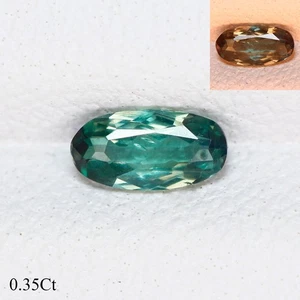 0,35 ct oval 5,8 x 3,4 mm grün bis violett rot Sri Lanka natürlicher Alexandrit - Bild 1 von 5