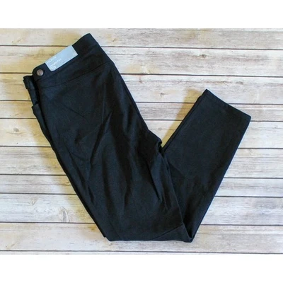 Talbots Lexington Pants Size 10 Black Stretch Ponte Ankle Length Skinny Leg - Image 1 of 4