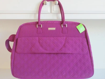 VERA BRADLEY  GRAND TRAVELER   (PLUM) (RARE & RETIRED) - Image 1 of 4