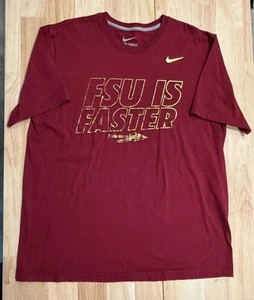 Nike Florida State Seminoles Football TShirt FSU Noles College Red XL - Picture 1 of 5