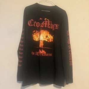Cro Mags Age Of Quarrel Shirt Long Sleeve Shirt NYHC New York Hardcore NYHC —M🔥 - Picture 1 of 5