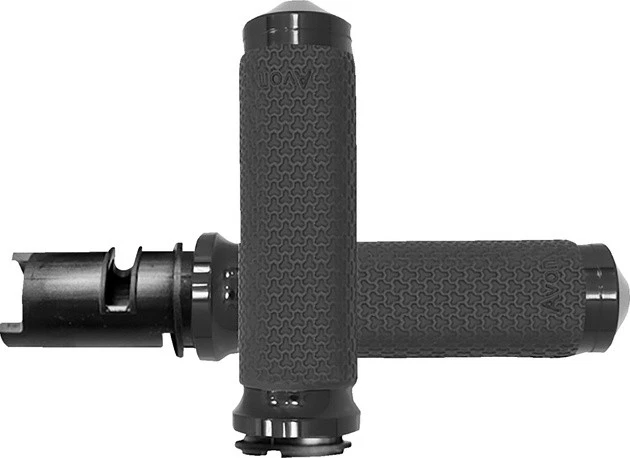 Empuñaduras de espuma viscoelástica Avon pequeñas negras Harley Davidson Road Glide/Street Glide 2024 Foto 1 de 1