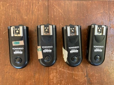 Kit de sistema remoto disparador de flash inalámbrico YONGNUO RF603C II/C3 2,4 GHz para Canon Foto 1 de 3