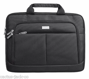 NEU SYDNEY 14" LUXUS GEPOLSTERTE NOTEBOOK LAPTOP SCHLANKES DESIGN TRAGETASCHE TASCHE SCHWARZ - Bild 1 von 4