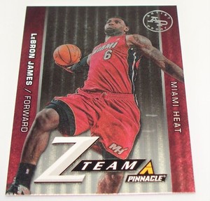 2013-14 LeBron James Panini Pinnacle Z Team Artist Proof Card #2