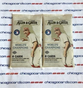 2x 2020 Topps Allen Ginter HOBBY Pack Look4 Robert Joe Burrow RC Harper AUTO - Picture 1 of 12