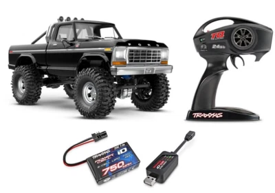 Traxxas 97044-1 TRX-4M Ford F150 High Trail 4x4 1/18 RTR Akku Ladegerät Schwarz - Bild 1 von 4