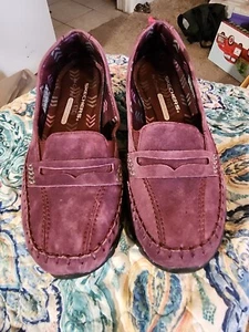 Skechers Womens Bikers Penny Lane Burg Relaxed Fit Memory Foam Loafer Shoes Sz 7 - Picture 1 of 6