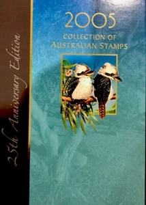 2005 COLLECTION OF AUSTRALIAN STAMPS. 25th ANNIVERSARY EDITION. UNOPENED. - Picture 1 of 19