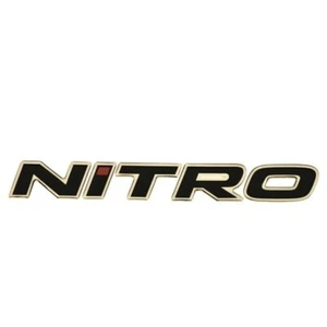 Nitro Boat Raised Decal 136395 | 9 x 1 1/8 Inch Black Pewter Red - Foto 1 di 1
