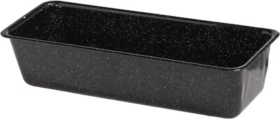 Riess Brot Backform schwarz 35/14 Emaille 2,5 Liter Kastenform Königskuchenform  - Bild 1 von 4