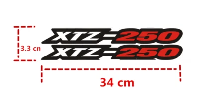 Para YAMAHA XTZ 250 2015-2021 XTZ250 Brazo oscilante Pegatinas Calcomanías Rayas Foto 1 de 4