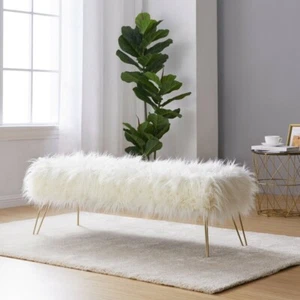 45'' Wide Rectangle Standard Ottoman for Foot of Bed, Living Room, Entryway - Picture 1 of 7