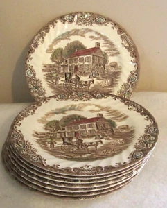 Set of 8 - Heritage Hall Pennsylvania Fieldstone 7" Bread and Butter Plate - Picture 1 of 4