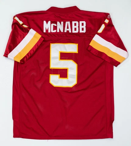 DONOVAN McNABB #5 Washington Redskins Men Red Stitched Jersey 52 Reebok on Field Cover