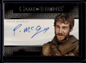 Rittenhouse Game of Thrones Philip McGinley VALYRIAN STEEL AUTO signed