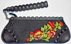 BCBGirls Embroidered Floral Clutch NWOT - Picture 1 of 2