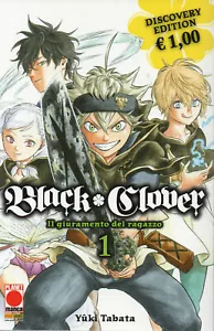 BLACK CLOVER N° 1 VARIANT DISCOVERY EDITION - PLANET MANGA PANINI 2019 - Foto 1 di 1