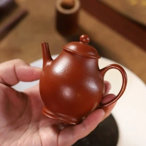 Original Ore Real Yixing Zisha Zhu Clay Tea Pot Handmade Pot 150ml Kungfu Teapot - Picture 1 of 12