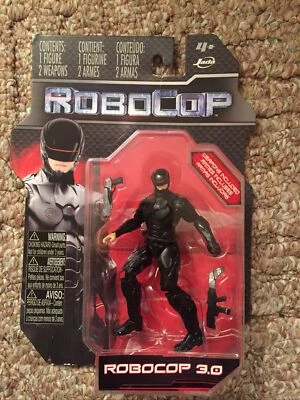 Robocop 3.0 Action Figure 4" Jada Toys Black 2 WEAPONS MGM Movie 2014 NIP /D - Image 1 of 2