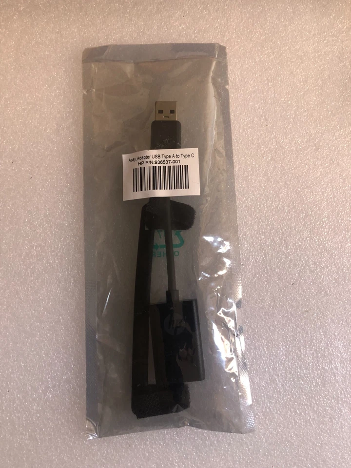 HP 936537-001 USB A Male to USB-C Female Adapter Converter Dongle - Image 1 of 3