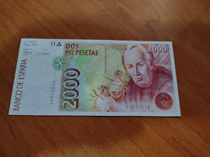BILLETE ESPAÑA DE 2000 Pesetas 1992 – Pick 162.-S/C.-ES EL DE LAS FOTOS ORIGINAL - Imagen 1 de 2
