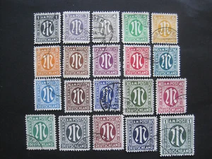 Allied Occupation A/B Zone Michel Number 16-35 Postmarked (Af 195 - Picture 1 of 1
