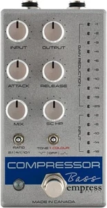 Empress Effects Bass Compressor Analog Signal Silver Bass Effect Pedal NEW - Picture 1 of 3