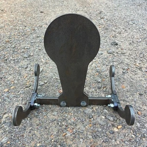 6"x12" Popper - 3/8" AR500 Hardened Steel Rocking Ground Shooting Target Stand - Picture 1 of 5