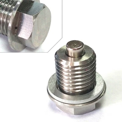M14 x 1.5 Stainless Steel Car Oil Drain Plug with Neodymium Magnet Universal Ne - Image 1 of 4