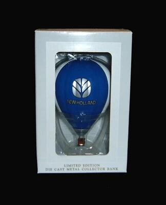 Balão de ar quente SpecCast New Holland 98 banco de colecionador de metal fundido - Imagem 1 de 3