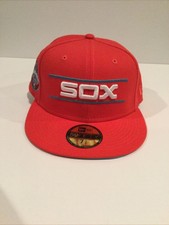 Chicago White Sox Hat Cap Comiskey Park 75 Years Pink 59Fifty 7 1/2 New Era