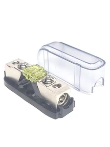 MINI ANL FUSE HOLDER MANL 4, 6, 8, 10 Gauge with a 100amp fuse - Picture 1 of 4