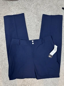 Lauren Ralph Lauren Women’s Blue Wool Blend Dress Pants Size 10 NWT - Picture 1 of 6