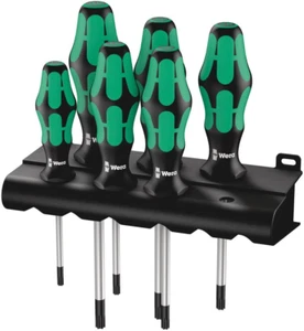 05028062001 Juego de destornilladores Torx Kraftform plus 367/6 y bastidor, 6 piezas, multi, tx - Imagen 1 de 5