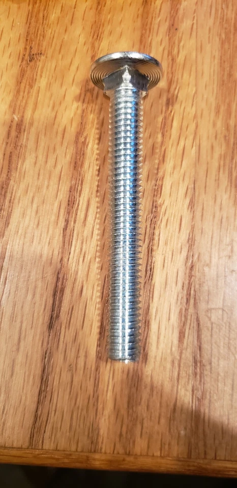 3/8-16 x 3 Carriage Bolts A307 Grade 2 Zinc Plated (Choose Qty) - Image 1 of 1