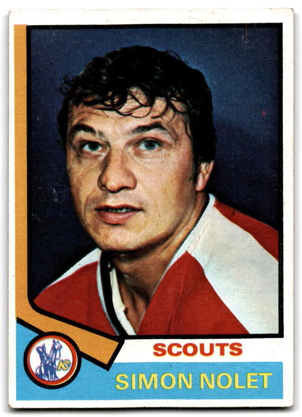 1974-75 TOPPS #187 SIMON NOLET NM-MT