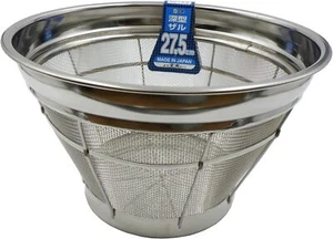 Honma Fuyuji Industry Deep Rice Colander 27.5cm Stainless Steel AKM03027 - Picture 1 of 4