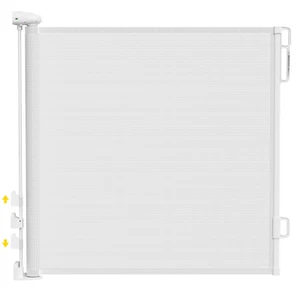 Retractable Baby Gates for Stairs, Dog Gates for Doorways, Mesh Baby Gate Extend - Picture 1 of 12