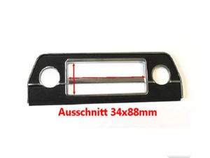 HUF Radioblende für Blaupunkt Frankfurt Radio im Ford Taunus P7 Fiat 1800 2300 - Bild 1 von 3