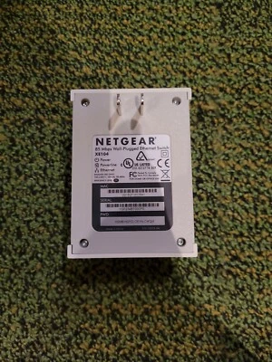 Netgear XE104 85 Mbps Powerline Wall Plugged 4-Port Ethernet Switch  - Image 1 of 3