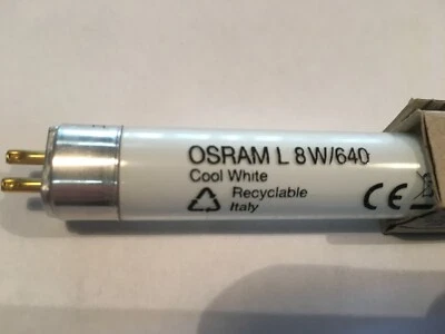 OSRAM Leuchtstofflampen 8W/640/840 Leuchtstoffröhre Cool White T5  16 X 212 mm - Bild 1 von 2