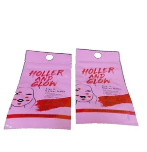 2pk Holler and Glow Kiss It Better Babe Lip-Shaped Glitter Pimple Patches - Picture 1 of 3