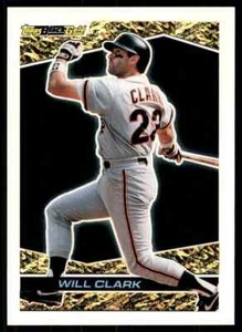 1993 Topps Topps Black Gold Will Clark San Francisco Giants #2 - Picture 1 of 2