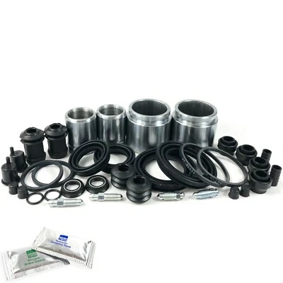 2 FRONT & 2 REAR CALIPER REPAIR KIT PISTON FIT: MAZDA MX5 MK2 98-05 BCR2011A — 第 1/4 张图片