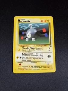 Magnemite - Vintage Pokémon Base Set 2 WOTC #79/130 - FREE SHIPPING - NM - Picture 1 of 2