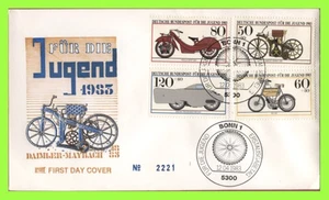 Germany 1983 Motor Cycles set on First Day Cover, Bonn - Picture 1 of 1
