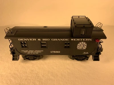 LIONEL 6-17880, LCCA 1990 CONVENTION, DENVER & RIO GRANDE WESTERN CABOOSE, NIB - Image 1 of 4