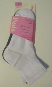 Peds Damen All Day Active Viertel Halbpolster Socken 2 Paar M 5-10 - Bild 1 von 3
